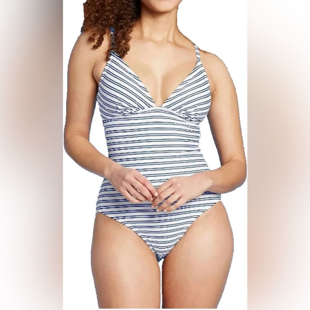 Kona Sol Women's Triangle High Coverage One Piece Swimsuit